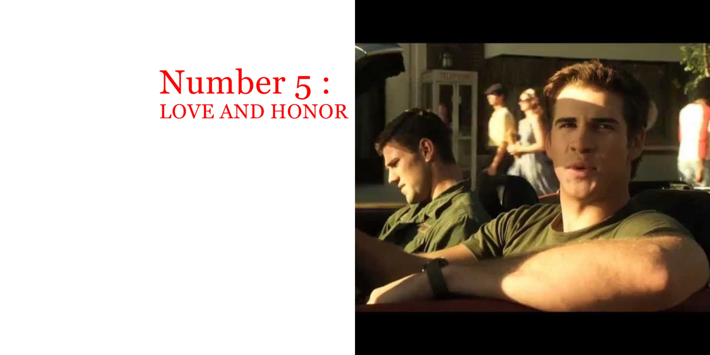 love and honor final