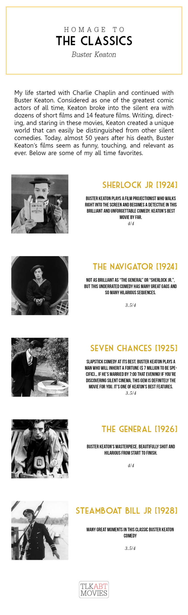 HOMAGE BUSTER KEATON